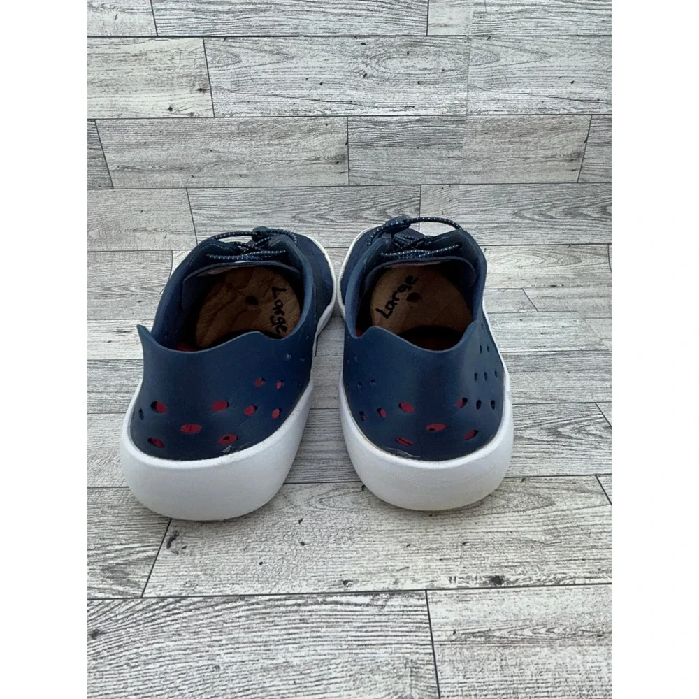 Sperry 7 SEAS 3-Eye Men Navy Blue Water Resistant Boat Shoes STS17592 Size 9